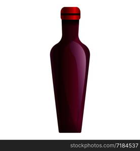 French red wine bottle icon. Cartoon of french red wine bottle vector icon for web design isolated on white background. French red wine bottle icon, cartoon style