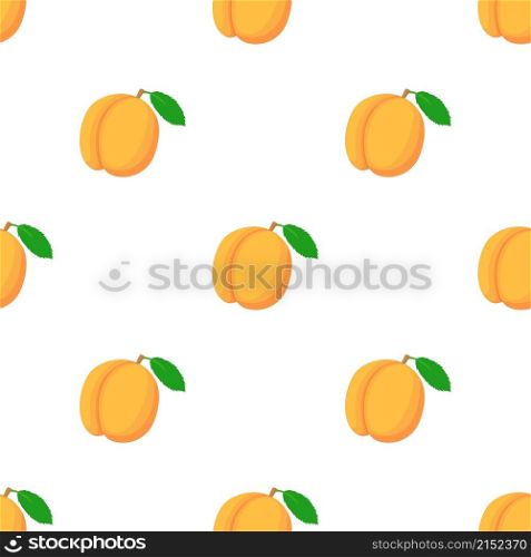 Fresh apricot pattern seamless background texture repeat wallpaper geometric vector. Fresh apricot pattern seamless vector