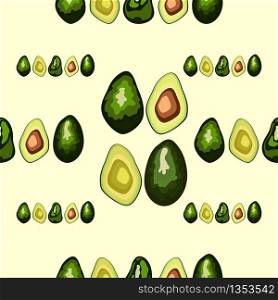 Fresh avocado hand draw seamless pattern.Natural and healthy nutrition. Organic food. Fresh avocado hand draw seamless pattern.Natural and healthy nutrition. Organic food.