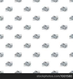 Fresh beef pattern vector seamless repeat for any web design. Fresh beef pattern vector seamless