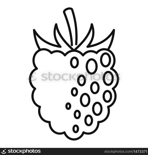 Fresh blackberry icon. Outline fresh blackberry vector icon for web design isolated on white background. Fresh blackberry icon, outline style