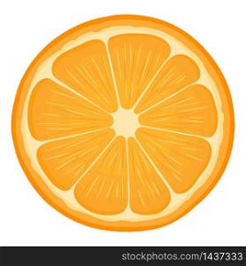 Fresh bright exotic half tangerine or mandarin isolated on white background. Summer fruits for healthy lifestyle. Organic fruit. Cartoon style. Vector illustration for any design. Fresh bright exotic half tangerine or mandarin isolated on white background. Summer fruits for healthy lifestyle. Organic fruit. Cartoon style. Vector illustration for any design.