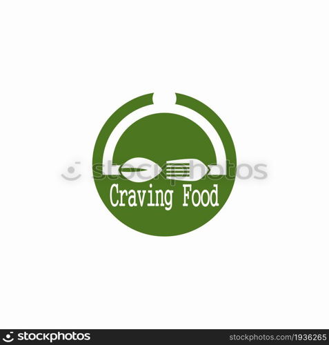 Fresh craving food icon and symbol vector illustration