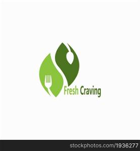 Fresh craving food icon and symbol vector illustration