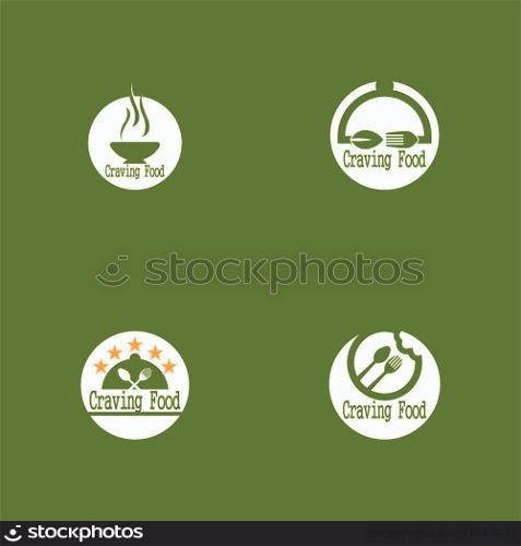 Fresh craving food icon and symbol vector illustration