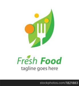 Fresh food logo images illustration design