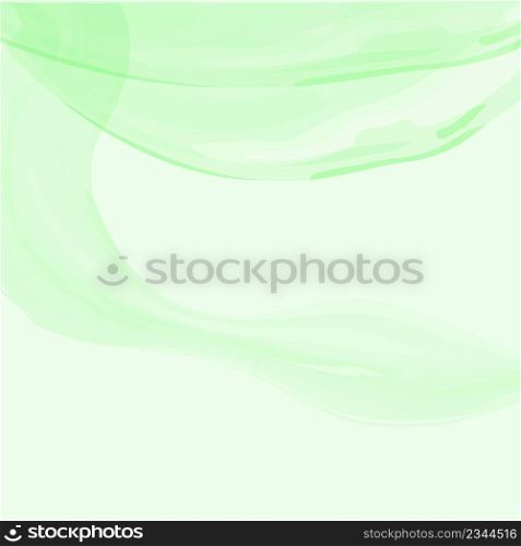 Fresh green watercolor background with splatters
