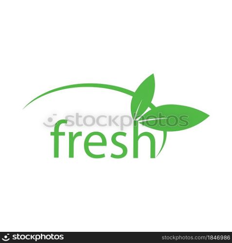 Fresh icon logo vector design