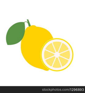 Fresh lemon fruits, collection of vector illustrations - Vector illustration. Fresh lemon fruits, collection of vector illustrations - Vector
