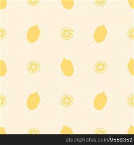 fresh lemon seamless pattern