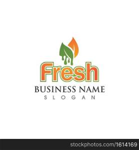 Fresh logo and symbol  template design