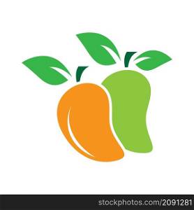 Fresh mango logo images illustration design