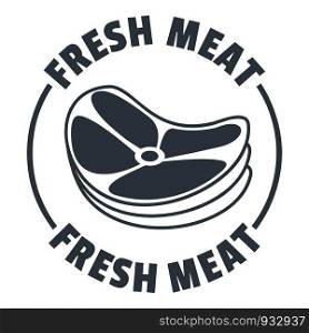 Fresh meat logo. Simple illustration of fresh meat vector logo for web design isolated on white background. Fresh meat logo, simple style