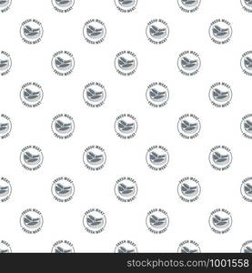 Fresh meat pattern vector seamless repeat for any web design. Fresh meat pattern vector seamless