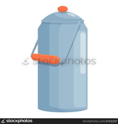 Fresh milk pot icon cartoon vector. Cheese bottle. Dairy food. Fresh milk pot icon cartoon vector. Cheese bottle