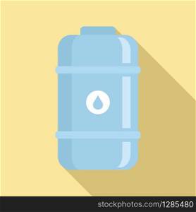 Fresh milk tank icon. Flat illustration of fresh milk tank vector icon for web design. Fresh milk tank icon, flat style