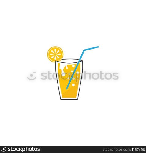 Fresh Orange juice ilustration vector template