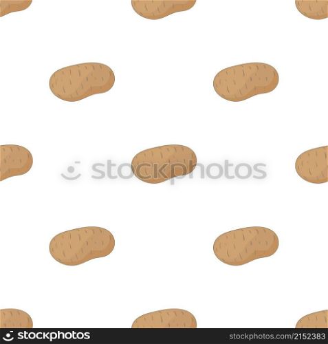 Fresh potato pattern seamless background texture repeat wallpaper geometric vector. Fresh potato pattern seamless vector