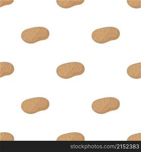 Fresh potato pattern seamless background texture repeat wallpaper geometric vector. Fresh potato pattern seamless vector