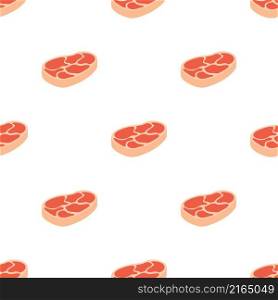 Fresh steak pattern seamless background texture repeat wallpaper geometric vector. Fresh steak pattern seamless vector