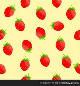 Fresh Strawberry background, Vector Illustration