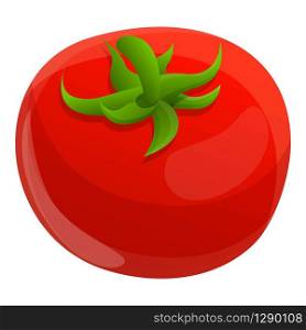Fresh tomato icon. Cartoon of fresh tomato vector icon for web design isolated on white background. Fresh tomato icon, cartoon style