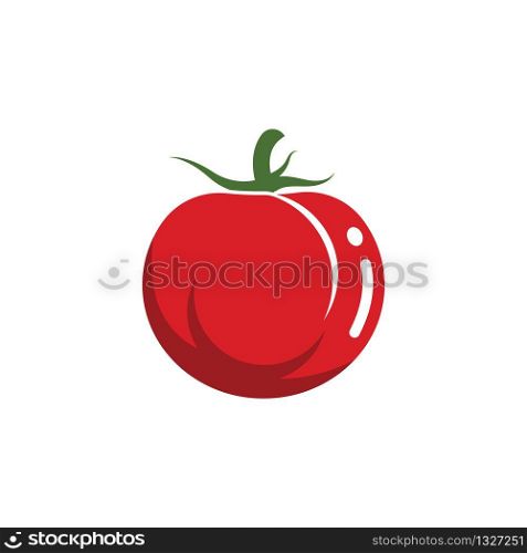 fresh tomato vector illustration design template