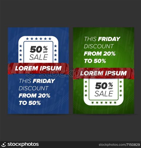 Friday sale discount flyer templates with sample text. Friday Sale flyer template