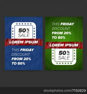 Friday sale discount flyer templates with sample text. Friday Sale flyer template
