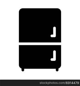 fridge, icon on isolated background