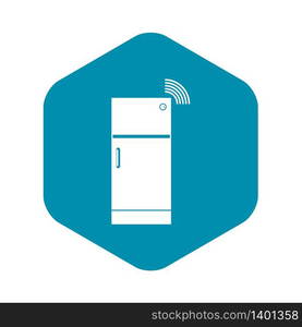 Fridge icon. Simple illustration of fridge vector icon for web. Fridge icon, simple style