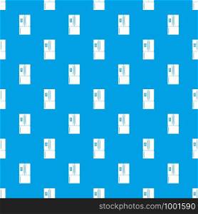 Fridge pattern vector seamless blue repeat for any use. Fridge pattern vector seamless blue