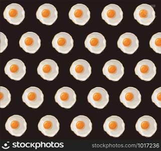 Fried Egg illustration background vector EPS10
