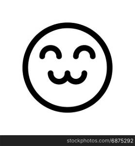 friendly emoji, icon on isolated background