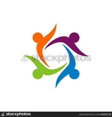 Friendship, Partnership, Relationship Logo Template