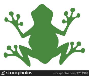 Frog Green Silhouette
