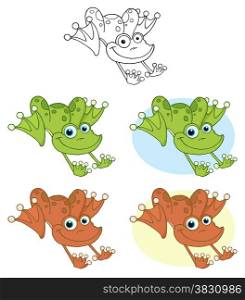 Frog Hopping. Collection