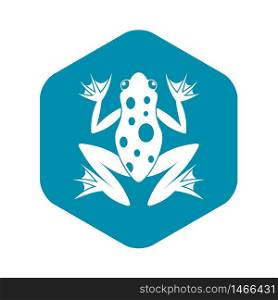 Frog icon. Simple illustration of frog vector icon for web. Frog icon, simple style