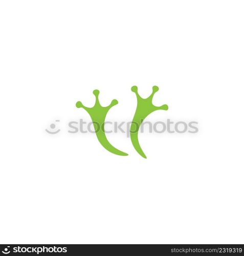 Frog icon template vector design