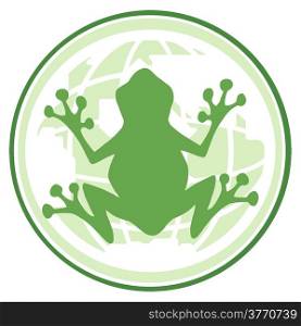 Frog In Earth Banner
