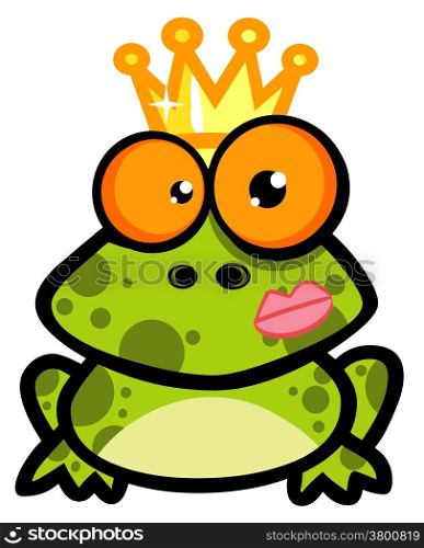 Frog Prince Cartoon Character
