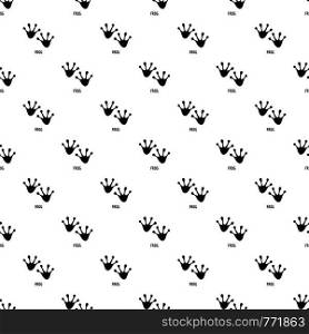 Frog step pattern seamless vector repeat geometric for any web design. Frog step pattern seamless vector