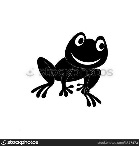 frog symbols logo and template on white background