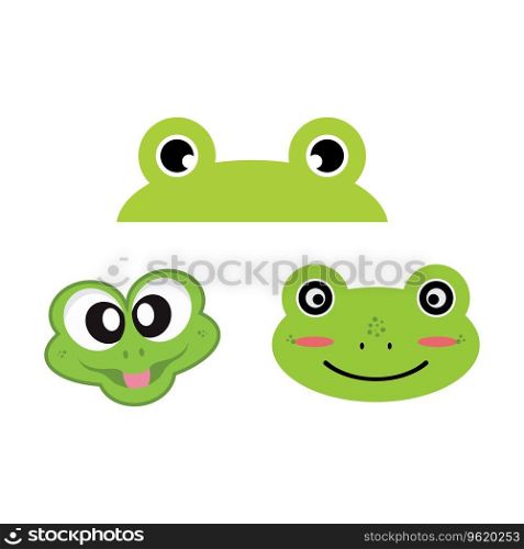 frog vector logo icon illustration template design