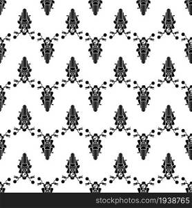 Front of motorbike pattern seamless background texture repeat wallpaper geometric vector. Front of motorbike pattern seamless vector