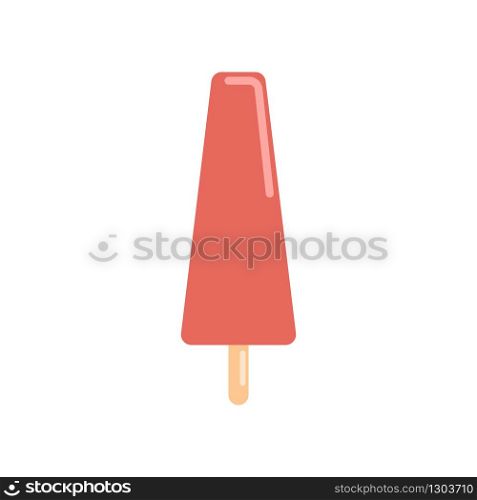 Frozen watermelon popsicles. Fruit ice cream in flat style isolated on white background. Summer ice lolly. Vector illustration.. Frozen watermelon popsicles. Fruit ice cream in flat style isolated on white background.