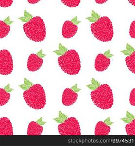 Fruit background Seamless pattern with hand drawn skech raspberry vector illustration.. Fruit background Seamless pattern with hand drawn skech raspberry vector illustration