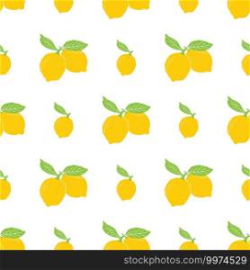 Fruit background Seamless pattern with hand drawn sketch lemon vector illustration.. Fruit background Seamless pattern with hand drawn sketch lemon vector illustration