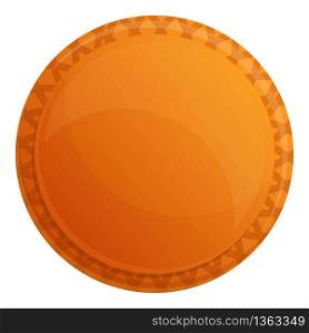 Fruit jelly biscuit icon. Cartoon of fruit jelly biscuit vector icon for web design isolated on white background. Fruit jelly biscuit icon, cartoon style