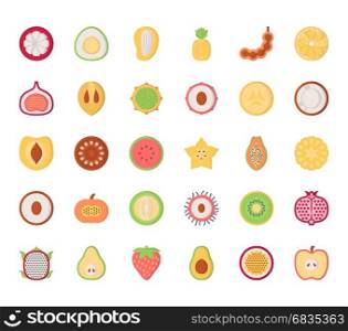 Fruit , Thin Line and Pixel Perfect Icons
